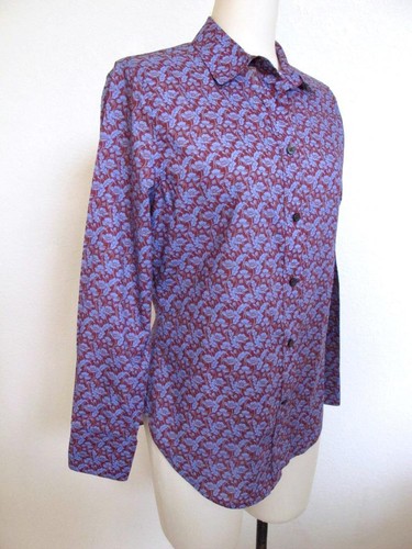 NWT J. Crew Slim-Fit Shirt in Liberty® Toutouayette Fabric 2 Floral Print Purple - Bild 5 von 13