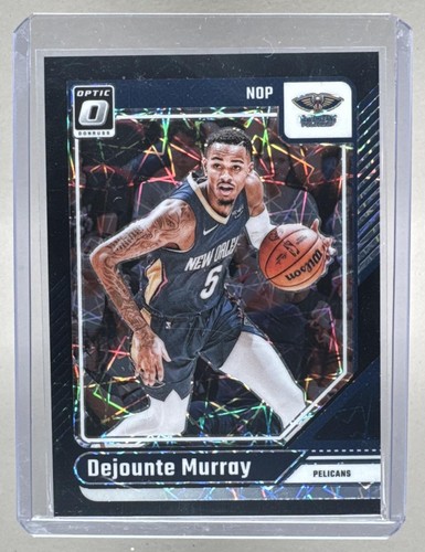 Dejounte Murray 2024 Panini Donruss Optic #48 Black Velocity Prizm /39
