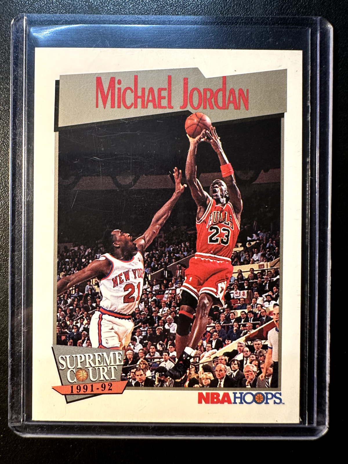 Michael Jordan 1991-92 Hoops #455 Chicago Bulls