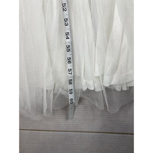 Windsor Vanessa Dress Sz S White V-Neck Tulle Prom/Homecoming Gown Lace Mesh NWT - Picture 5 of 12