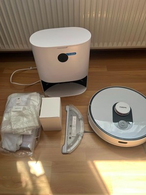 Roidmi Eve Plus Saugroboter mit Absaugstation + Neue Batterie & Zubehör