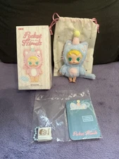 AUTHENTIC POP MART Baby Molly Pocket Friends Plush Pendant — Feeling Blue