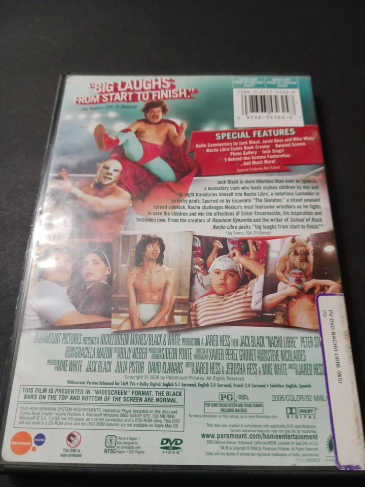 Special Collector's Edition DVD 2006 film Nacho Libre - Image 2 of 4