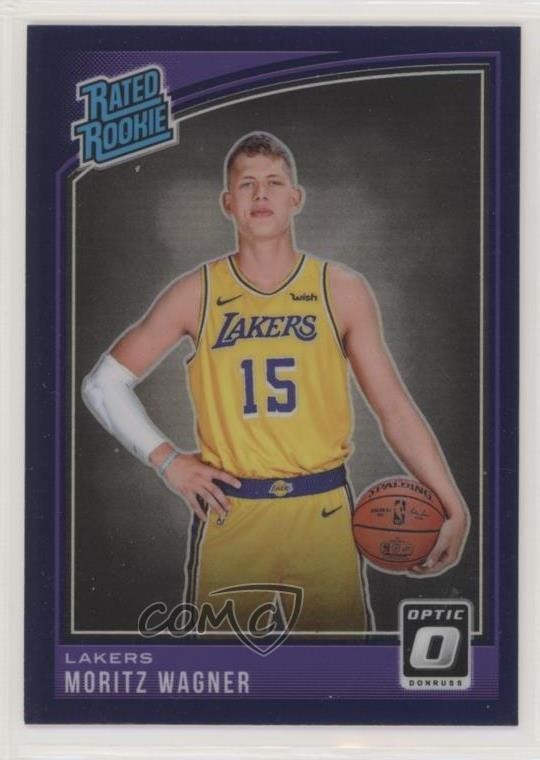 2018-19 Panini Donruss Optic Rated Rookie Purple Prizm Moritz Wagner #197 s3g
