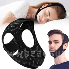 Snore Stop Anti Snoring Chin Strap Sleep Apnea Belt Snoreless Sleep Jaw Solution