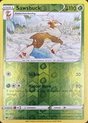Sawsbuck 012/198 Chilling Reign Reverse Holo Rare