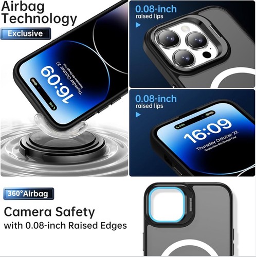 Goodon Magnetic für iPhone 14 Pro Hülle mit Displayschutz - Schwarz ✅✅ - Bild 6 von 7