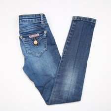 Hudson Jeans Girls Size 10 Skinny Fit Medium Wash Blue Denim