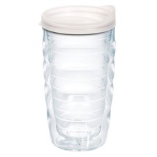 Clear & Colorful Lidded Made in USA Double Walled Insulated Tumbler Travel Cu...