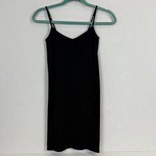 Intimately Free People Black Seamless Slip M/L