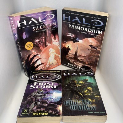 Halo: Ghosts Of Onyx, First Strike, Primordium, Silentium 4 Paperback Lot Books
