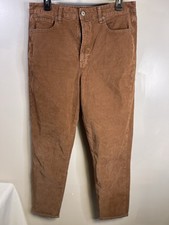 American Eagle Corduroy Super Stretch Jegging Pants Womens Size 12 LONG Tan