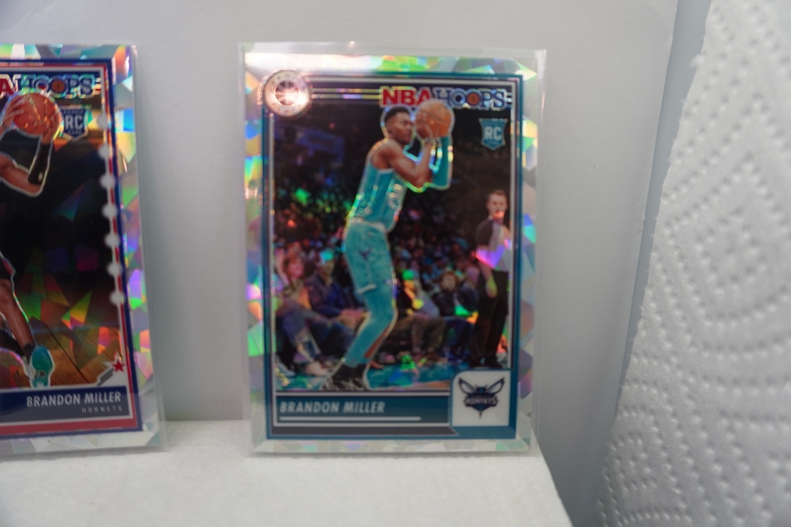 2023-24 Panini Nba Hoops Premium Stock - Brandon Miller #245 Ice Prizm