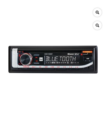 Dual Electronics XDC100BT Single DIN Car Stereo with CD Player
