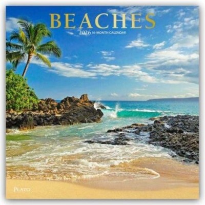 Beaches - Traumstrände 2026 - 16-Monatskalender Browntrout Publishers