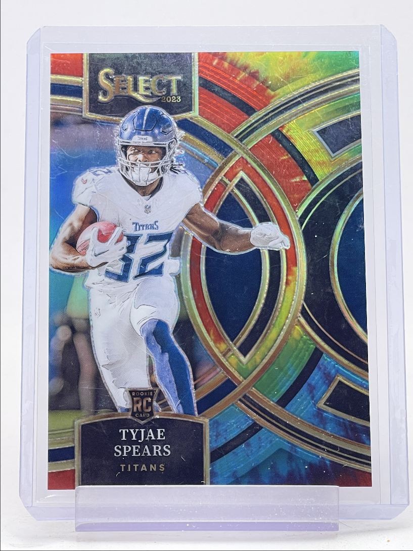 TYJAE SPEARS 2023 SELECT PREMIER LEVEL ROOKIE TIE DYE PRIZM RC /25 Q5540