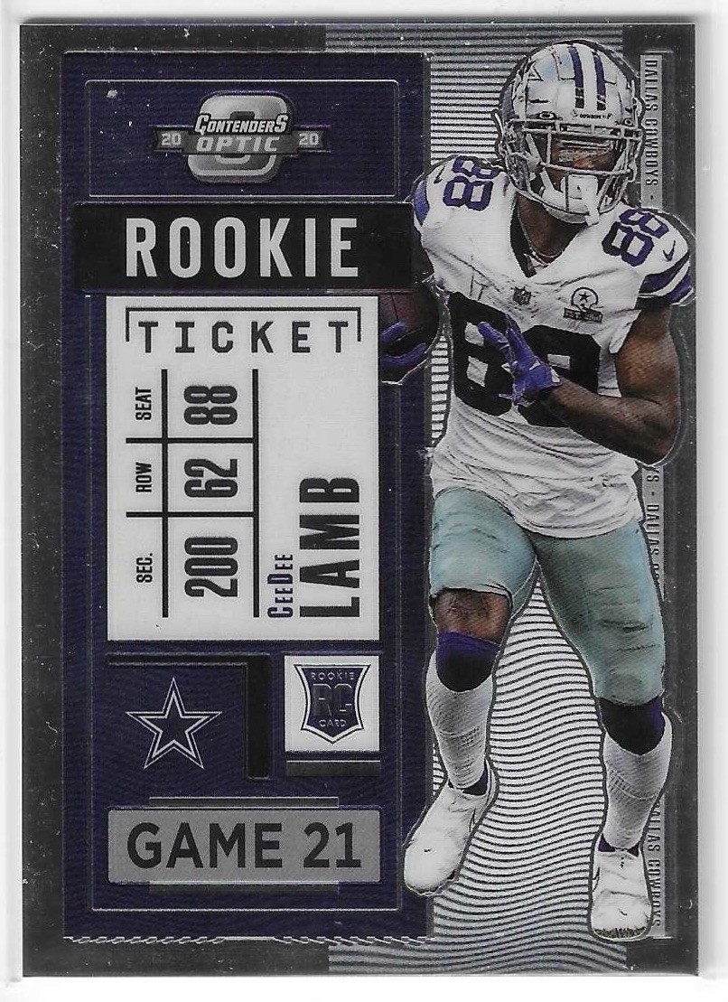 K153,317 - 2020 Panini Contenders Optic #65 CeeDee Lamb RC Chrome