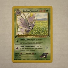 Sabrina's Venomoth Pokemon Gym Heroes 34/132 1st Edition Rare  on eBay