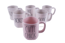 6x Rae Dunn ARTISAN COLLECTION BY MAGENTA COFFEE MUG