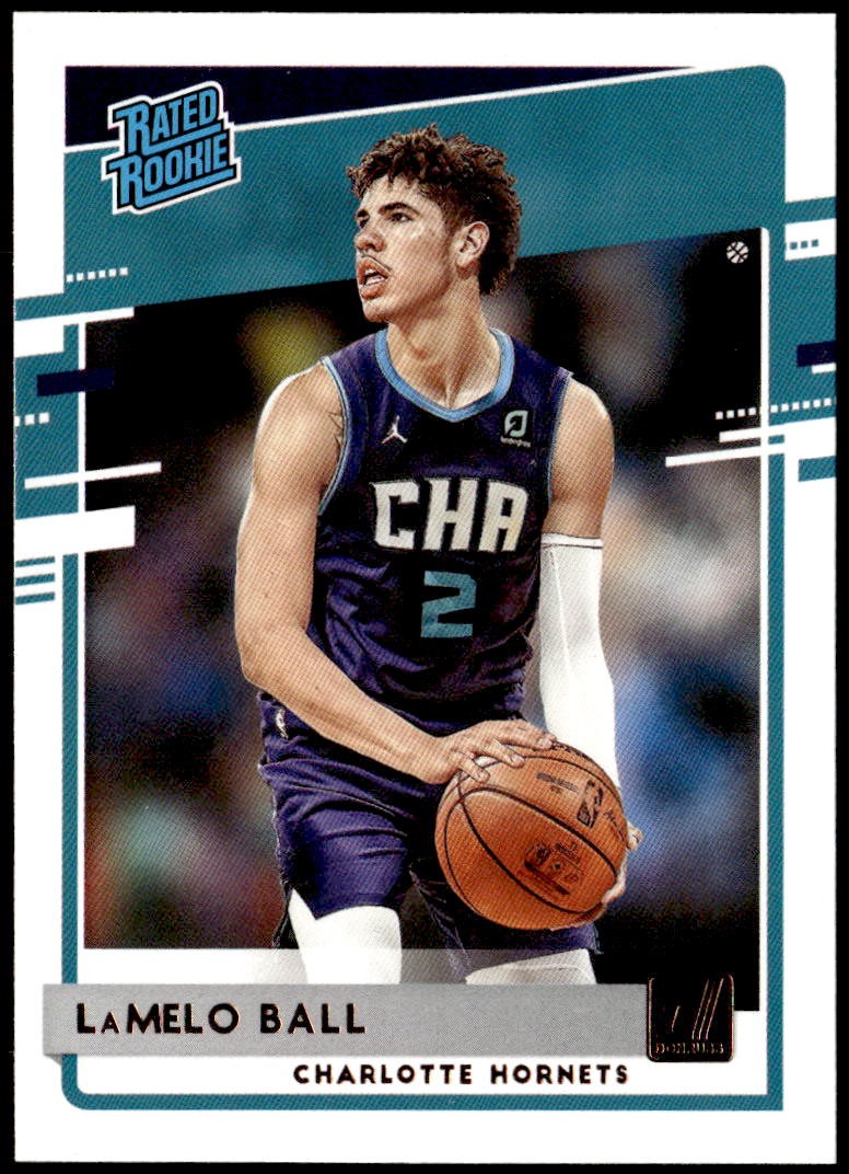 2020-21 Donruss #202 LaMelo Ball Rated Rookie E1