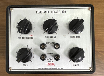 EICO Model 1171A Resistance Decade Box **UNTESTED**