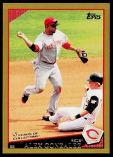 2009 Topps Updates & Highlights Alex Gonzalez UH64 Gold /2009 Cincinnati Reds