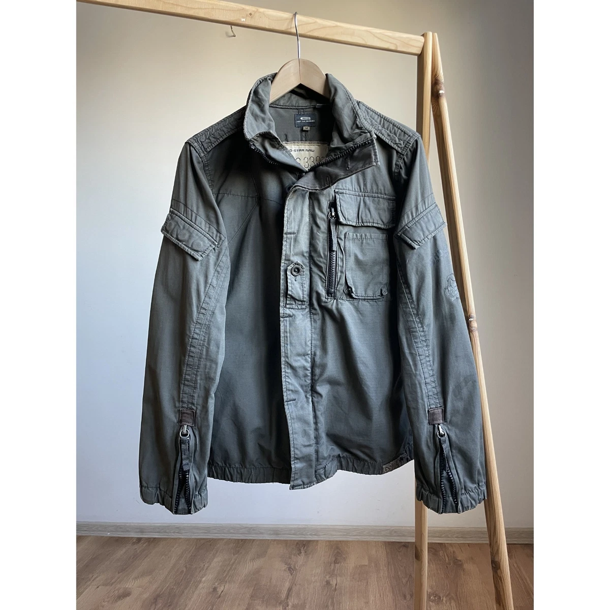 Veste Homme G-Star RAW Style Militaire - Couleur Bronzée - Taille L - Occasion Très Bon État