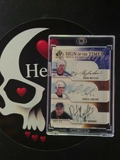 2008-09 Lemieux Bourque Messier /25 Sign Of The Times Triple Auto SP Authentic 