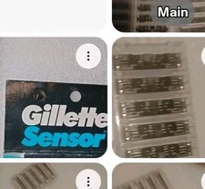 Gillette Sensor Mens Refill Razor Shaver Unboxed Cartridges 5ct  COMFORT BLADES