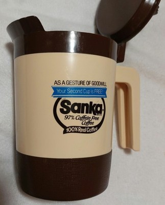 Vintage Sanka Thermo-Pot Restaurant Service W/Lid VGC