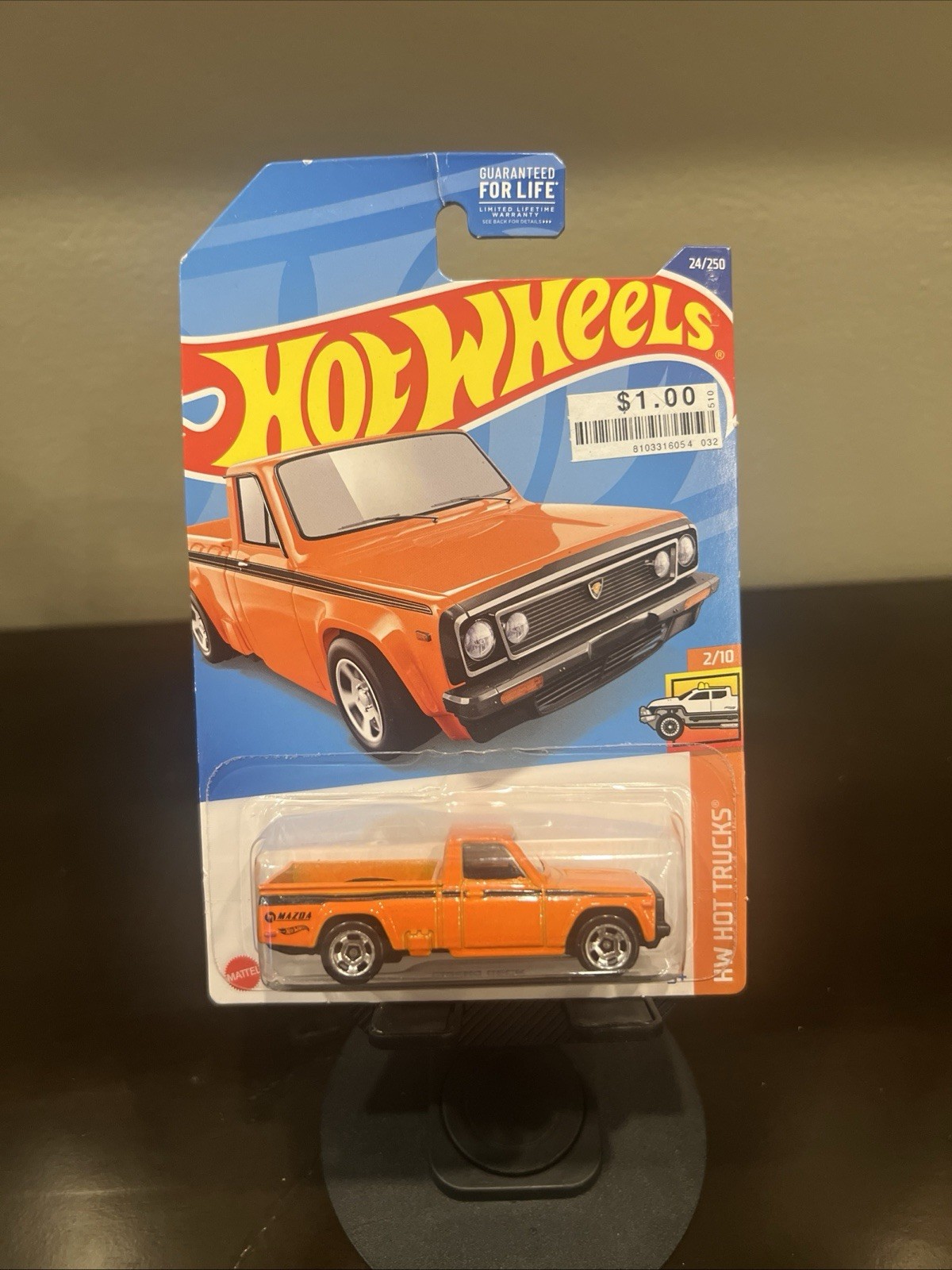 Hot Wheels Mazda Repu Orange #24 24/250 2022 HW Hot Trucks 2/10 O1