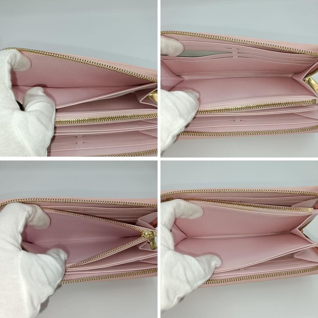 Louis Vuitton By The Pool Monogram Zippy Wallet Rose Clair image 8