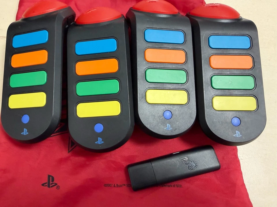 Sony Wireless Buzz Controller für PlayStation mit USB Empfänger - Bild 3 von 4