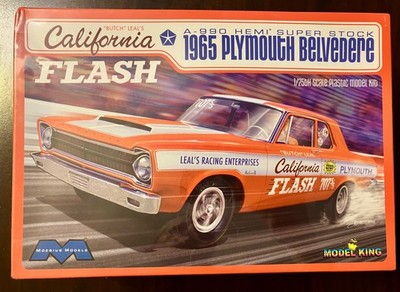 Moebius MODEL KING  65 Plymouth Belvedere California Flash 1/25 Scale Model Kit