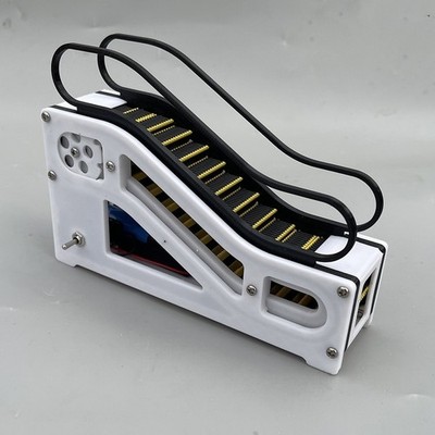 Automatic Electric Escalator Model 3D Printed Simulation Lift Elevator Kids Toy