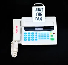 VTG ACME Fridge Magnet Office Fax Telephone Sound Light Doll House Retro Video