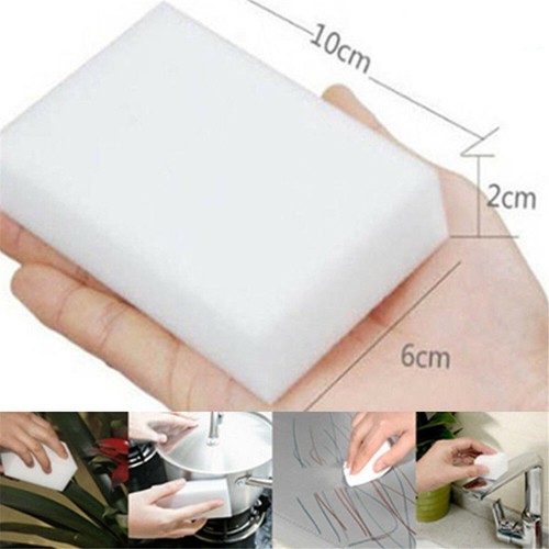 10-100Pcs Magic Sponge Eraser Cleaning Multi-function Foam Melamine Cleaner US - Picture 7 of 12