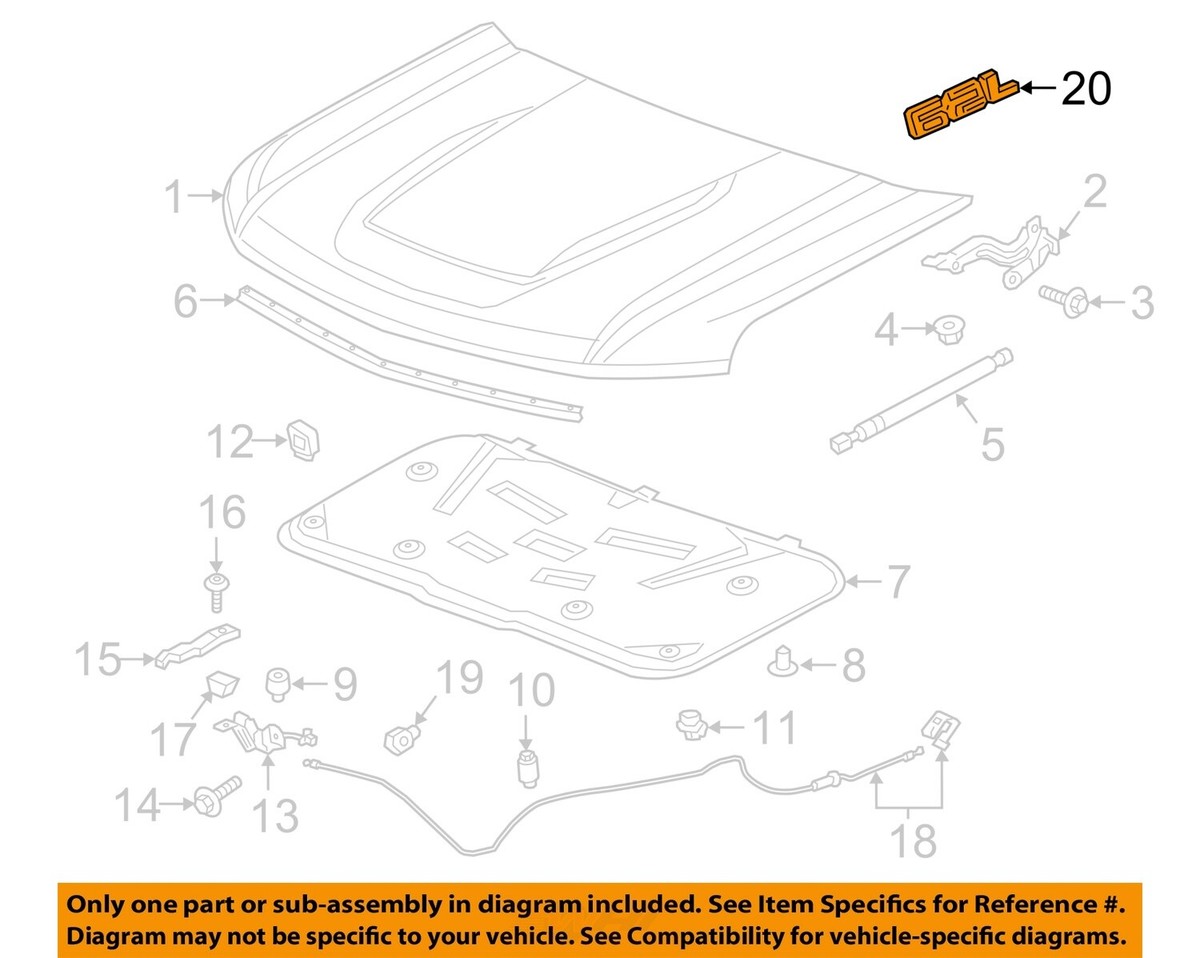 Chevrolet GM OEM Nameplate 84192174 | eBay