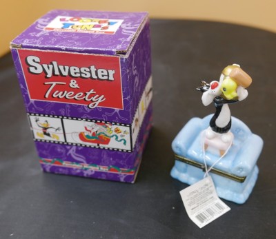 Figurines flexibles Bugs Bunny, Elmer Fudd, Roadrunner & Wile E. Coyote, Sylvester & Tweety Titi