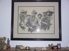 Rare Artists Proof print of famous Humphrey Bogart Movie from 1948.