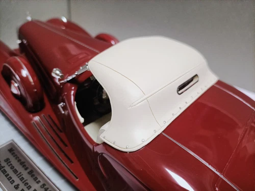 AMC 1/18 Mercedes Benz 540K W29 Stromllnien Roadster 1936 Erdmann & Rossi Red - Picture 5 of 16