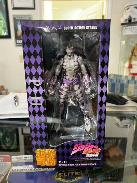 JOJO Super Action Statue P H 160mm Figure Purple Haze Medicos