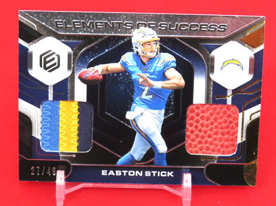 Easton Stick RC PRIME Patch /49 Dual Ball Relic 2019 Panini Elements #NG-ES