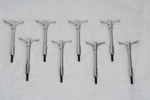 555-50145: Valve Cover T-Bar Wing Nuts | 5 In. Long T-Bars | 1/4 In.-20 Thread | Chrome | Set Of 4 - Foto 6