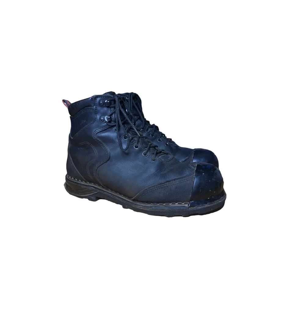 Red Wing Burnside 6 Waterproof Safety Toe Boots 2411 Mens US 10 Black