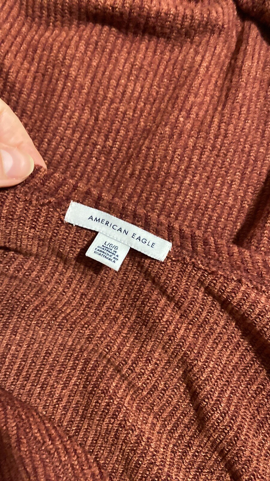 American eagle sweater ribbed button front sweate… - image 5