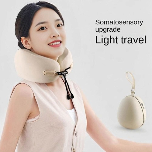 Head Support U-shaped Travel Pillow Slow Rebound Neck Cushion Travel