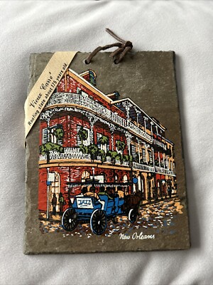 Vintage Schieferdach Kunst - New Orleans