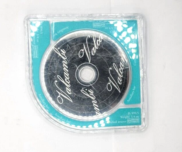 2016 1oz Valcambi Armillary Platinum Bar CB201 - Image 3 of 4