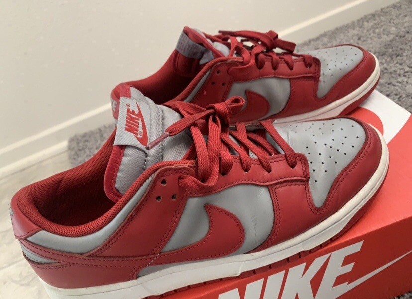 Nike Dunk Low Retro Medium Grey Varsity Red UNLV DD1391-002